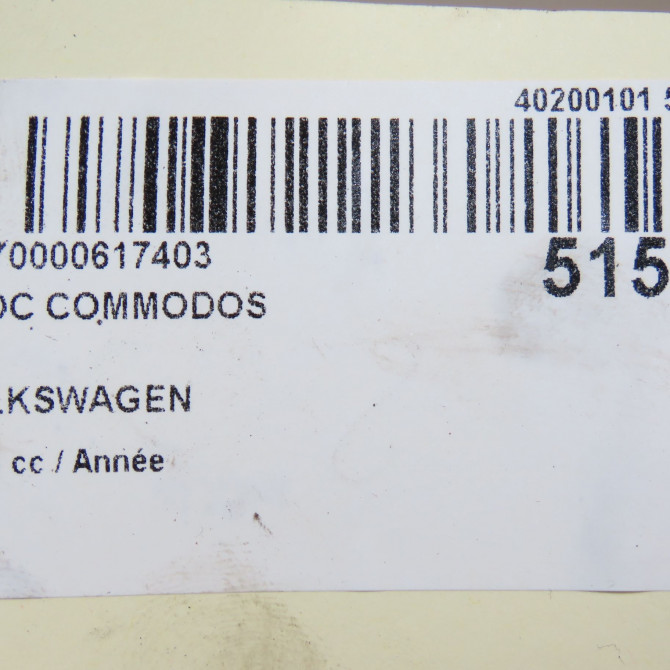 Bloc commodos occasion VOLKSWAGEN TRANSPORTER V Phase 1 06-2003->08-2009 7H0953513B9B9 7