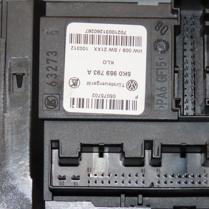 Mecanisme+moteur leve-glace avg occasion VOLKSWAGEN TOURAN II Phase 1 09-2010->12-2015 1T1837461B 3