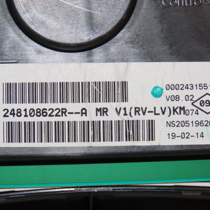 Compteur occasion DACIA LODGY Phase 1 01-2012->... 1.5 DCI 90ch 248091950R 4