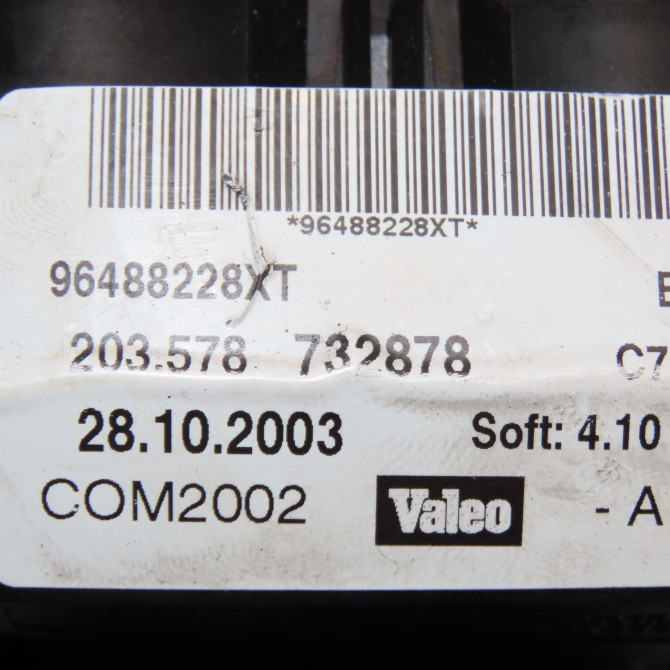 Bloc commodos occasion CITROEN C3 PLURIEL I Phase 1 04-2003->09-2008 1.6i 16v 6239VN 5