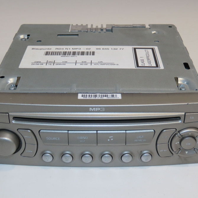 Autoradio occasion CITROEN C5 II Phase 1 04-2008->... 2.0 HDi 138ch 6579PX 1