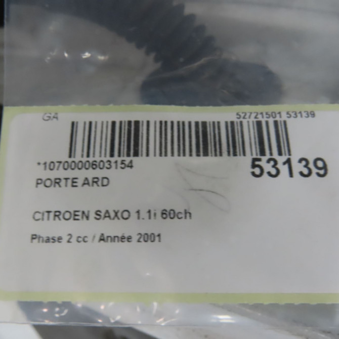 Porte arrière droite occasion CITROEN SAXO Phase 2 09-1999->12-2004 1.1i 60ch 900898 4