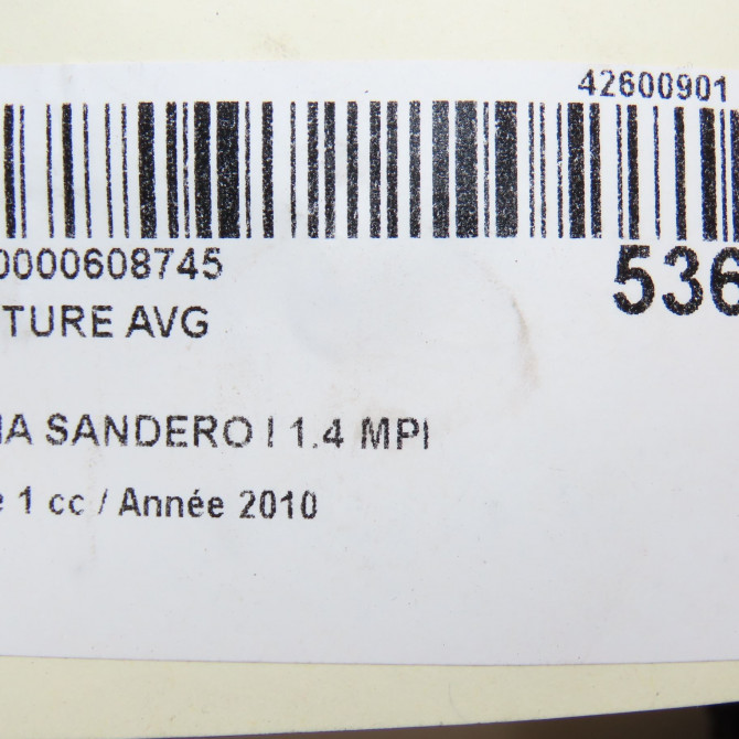 Ceinture avant gauche occasion DACIA SANDERO I Phase 1 06-2008->10-2012 1.4 MPI 75ch 8200751266 6