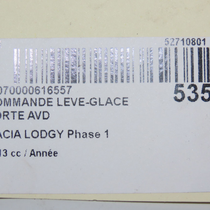 Commande lève-glace porte avant droite occasion DACIA LODGY Phase 1 01-2012->... 4