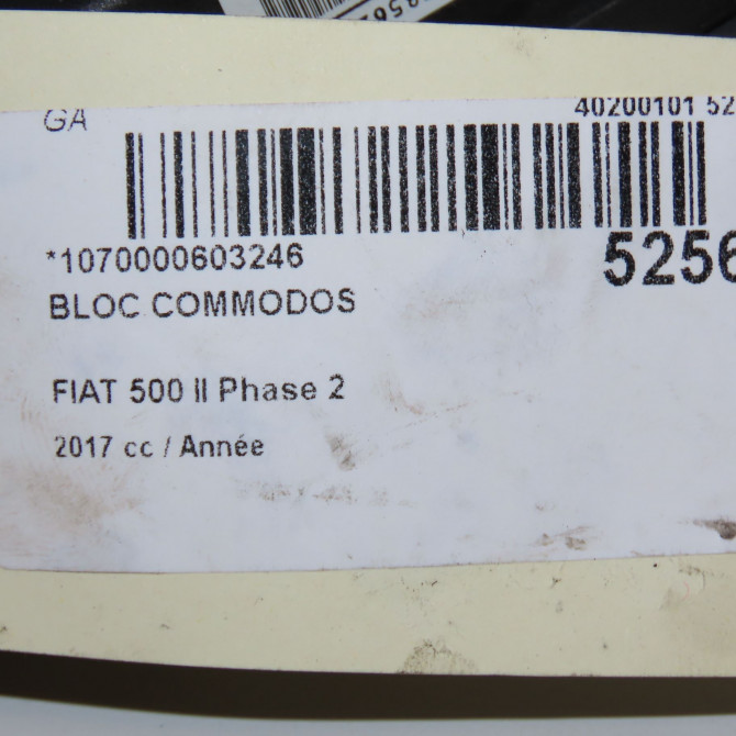 Bloc commodos occasion FIAT 500 II Phase 1 04-1995->04-1999 1.4i 165ch 735782042 7