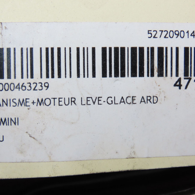 Mecanisme+moteur leve-glace ard occasion MINI MINI II phase 2 08-2010->... 1.6i 122ch 51359805672 8