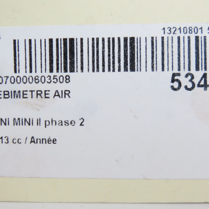 Debimetre air occasion MINI MINI II phase 2 08-2010->... 13628506408 4