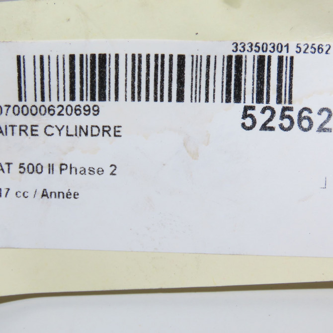 Maitre cylindre occasion FIAT 500 II Phase 1 04-1995->04-1999 1.4i 165ch 77364662 5