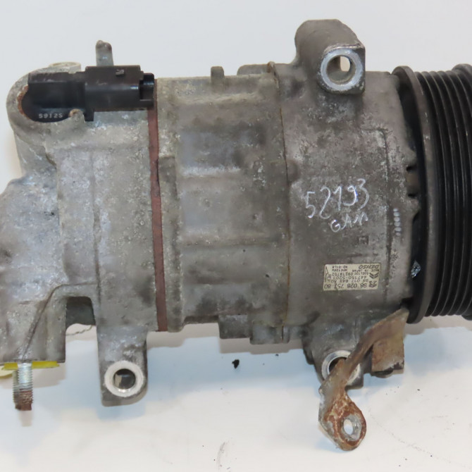 Compresseur air conditionne occasion CITROEN BERLINGO II Phase 3 04-2015->... 1.6 BlueHDI 100ch 9819714980 2