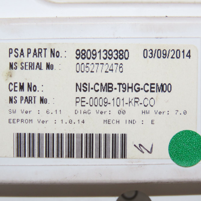 Compteur occasion PEUGEOT 308 II 308 II Phase 1 2013-06-01->2017-08-31 1.2 130ch 1614174380 5