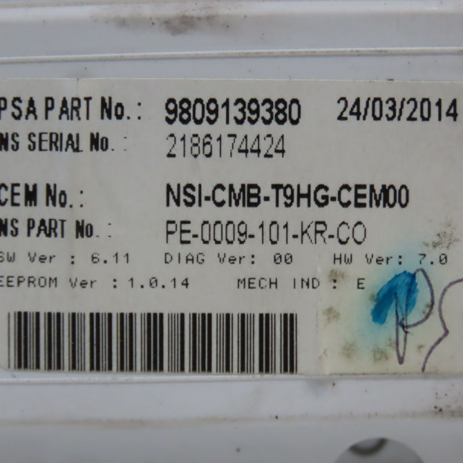 Compteur occasion PEUGEOT 308 II 308 II Phase 1 2013-06-01->2017-08-31 1.2 130ch 1614174380 4