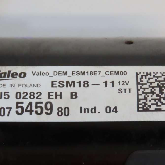 Démarreur occasion PEUGEOT 2008 Phase 1 01-2013->... 9807545980 5