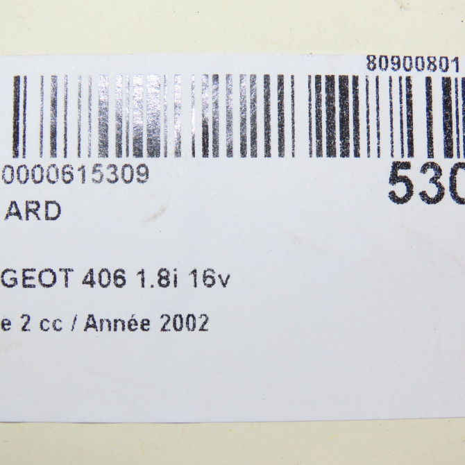 Feu arrière droit occasion PEUGEOT 406 Phase 2 04-1999->04-2004 1.8i 16v 6351L5 6