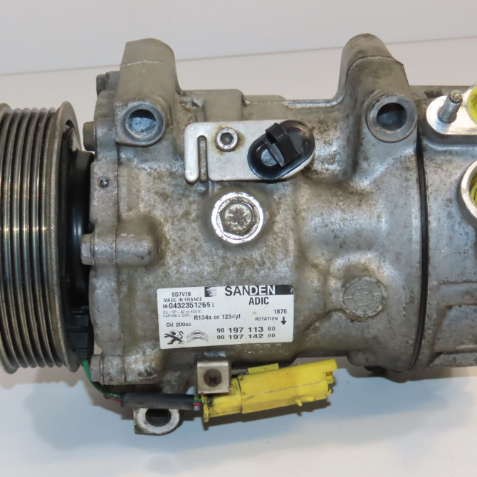 Compresseur air conditionne occasion PEUGEOT BOXER III Phase 1 04-1995->04-1999 2.2 HDI 130ch 1626275080 2