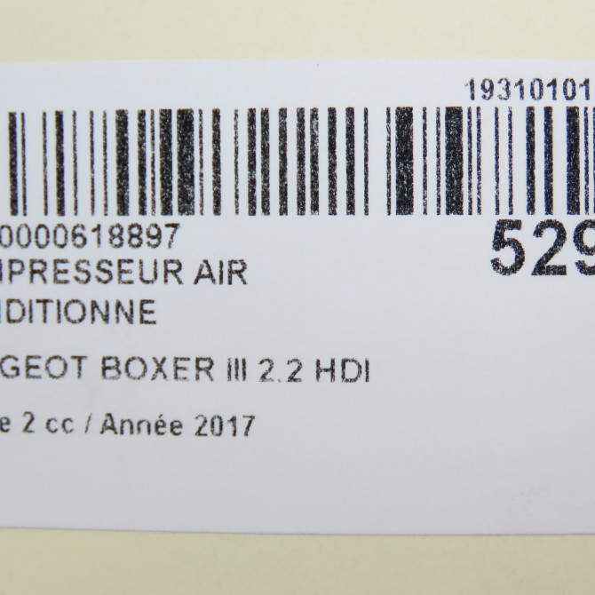 Compresseur air conditionne occasion PEUGEOT BOXER III Phase 1 04-1995->04-1999 2.2 HDI 130ch 1626275080 7