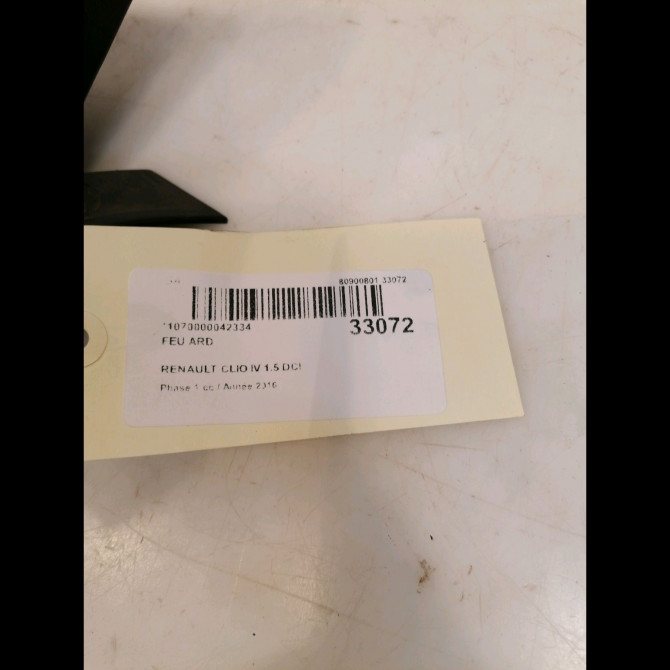 Feu arrière droit occasion RENAULT CLIO IV Phase 1 07-2012->... 1.5 DCI 75ch 265506608R 3