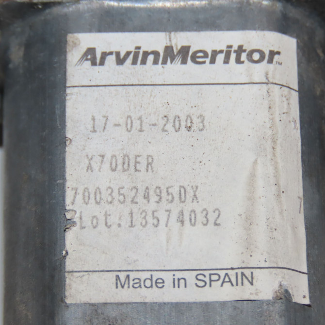 Mecanisme + moteur lève-glace avant droit occasion RENAULT MASTER II Phase 2 11-2003->10-2006 2.5 DCI 99ch 8200162710 6