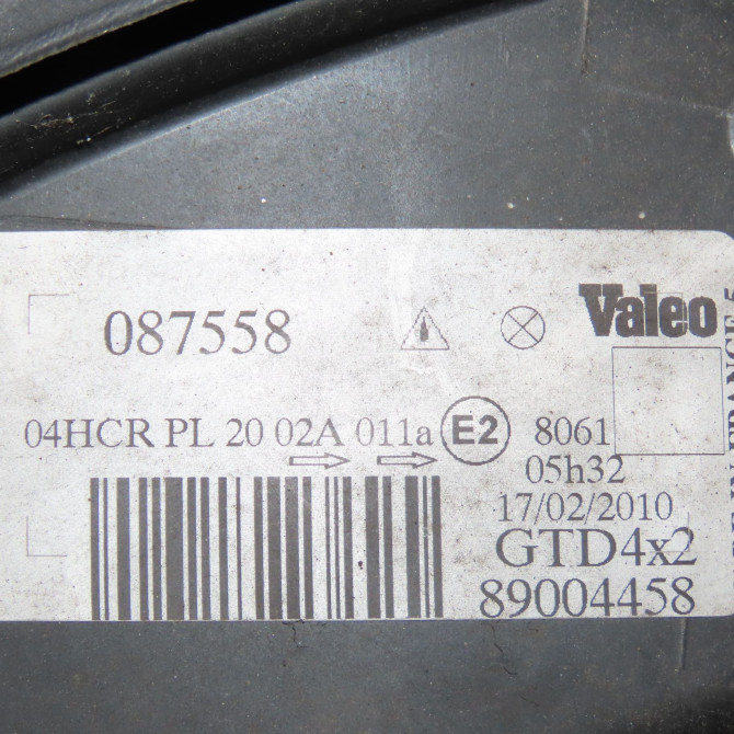 Phare gauche occasion RENAULT SCENIC I Phase 2 08-1999->06-2003 1.6i 107ch 260600499R 4