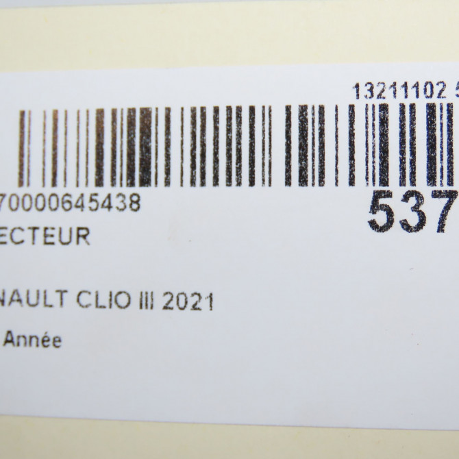 Injecteur occasion RENAULT CLIO III 166000897R 5