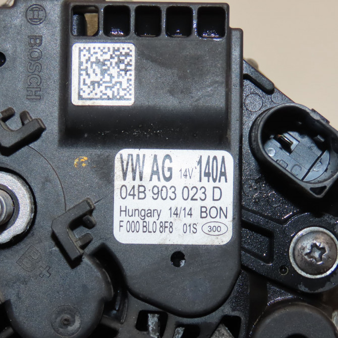 Alternateur occasion VOLKSWAGEN POLO V Phase 2 02-2014->... 1.4 TDI 90ch 4B903023D 6
