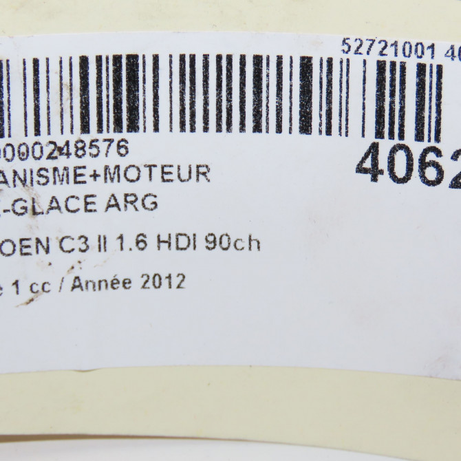 Mecanisme+moteur leve-glace arg occasion  9802619380 8