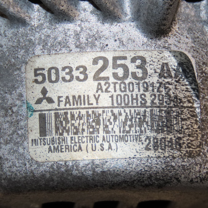 Alternateur occasion CHRYSLER PT CRUISER 5033253AA 7