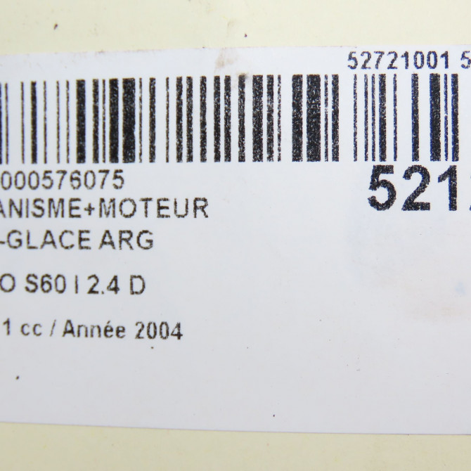 Mecanisme+moteur leve-glace arg occasion VOLVO S60 I Phase 1 09-2000->06-2004 2.4 D 8626964 6