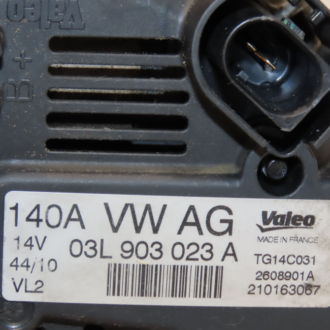 Alternateur occasion VOLKSWAGEN TOURAN II Phase 1 09-2010->12-2015 3L903023 6