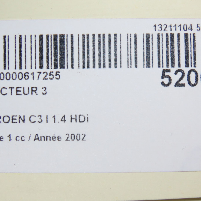 occasion CITROEN C3 I Phase 1 04-2002->10-2005 1.4 HDi 6