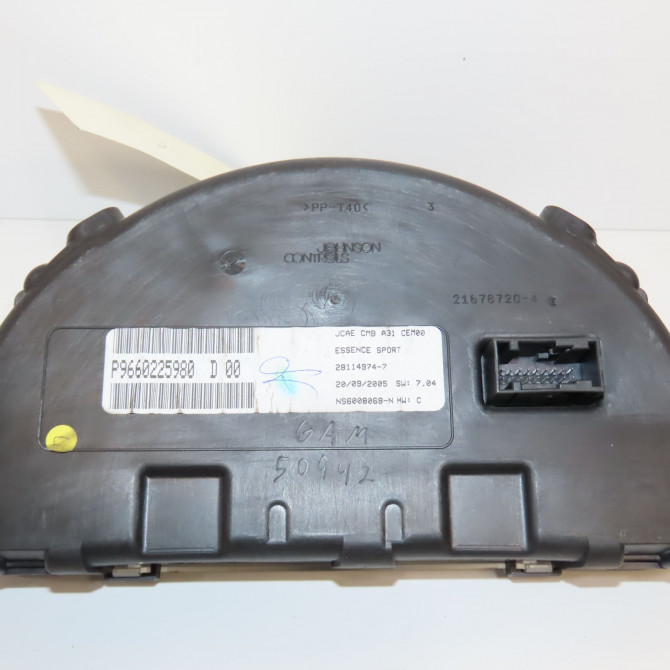 Compteur occasion CITROEN C3 PLURIEL I Phase 2 03-2008->12-2010 1.6i 109ch 6105WN 2