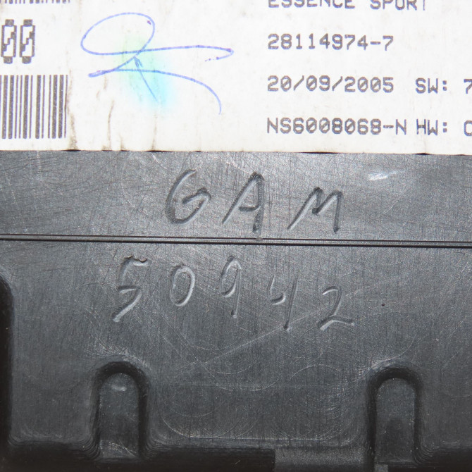 Compteur occasion CITROEN C3 PLURIEL I Phase 2 03-2008->12-2010 1.6i 109ch 6105WN 5