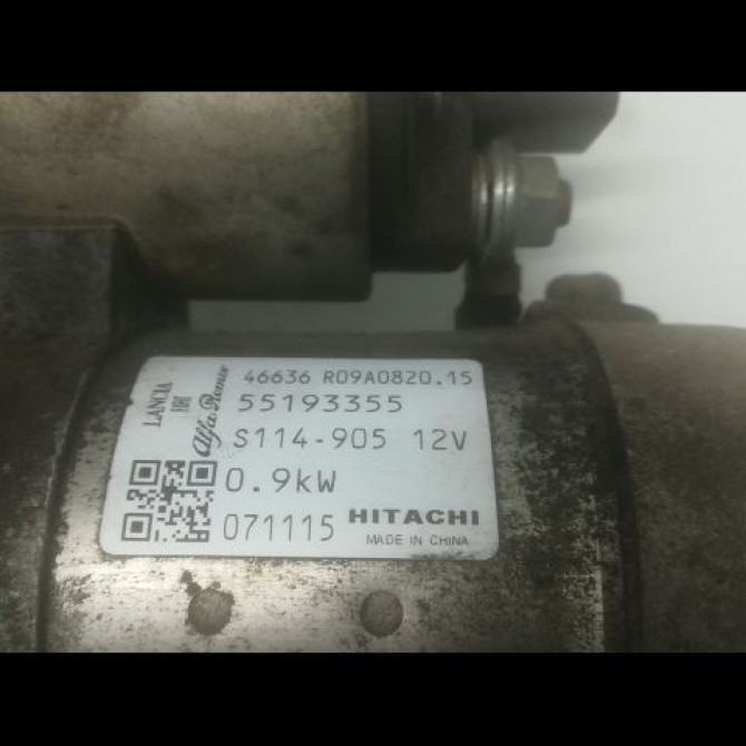 Démarreur occasion FIAT GRANDE PUNTO III Phase 1 09-2005->12-2013 1.2i 65ch 51890631 3