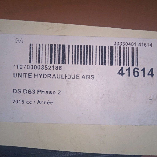 Unité hydraulique ABS occasion DS DS3 Phase 2 06-2014->... 1616762980 5