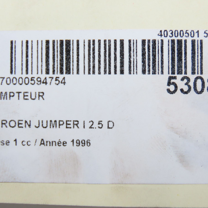 Compteur occasion CITROEN JUMPER I Phase 1 02-1994->02-2002 2.5 D 86ch 6100SR 4