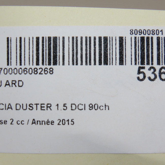 Feu arrière droit occasion  265506837R 6