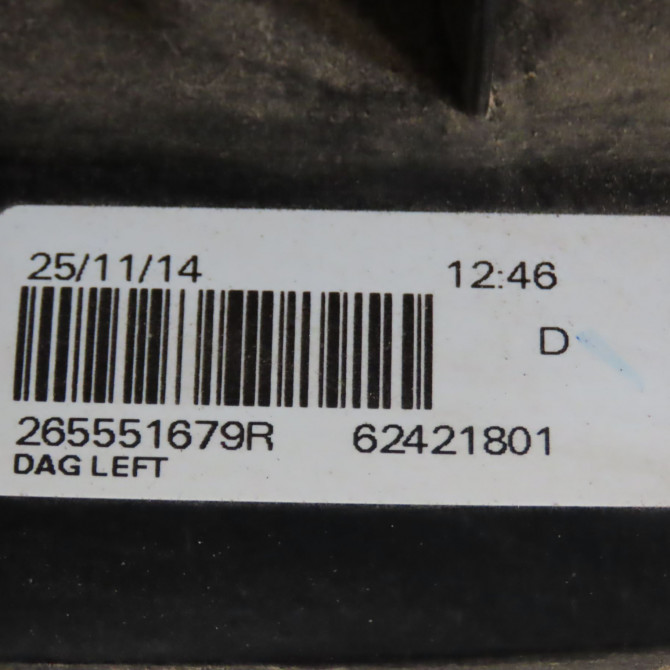 Feu arrière gauche occasion  265551679R 4