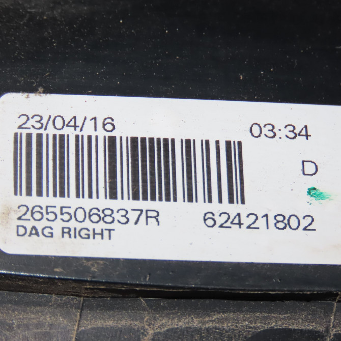 Feu arrière droit occasion DACIA DUSTER Phase 2 09-2013->... 1.5 DCI 110ch 265506837R 4