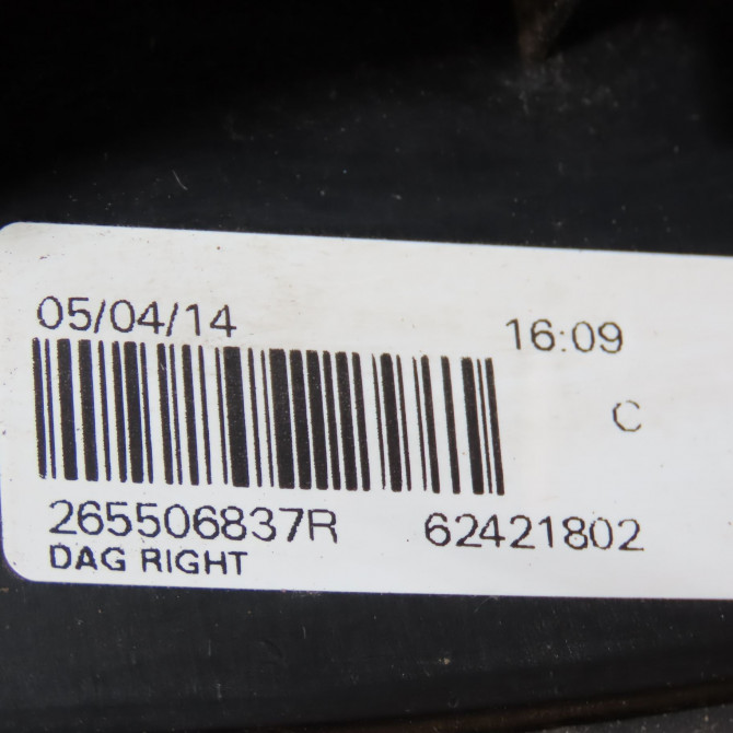 Feu arrière droit occasion DACIA DUSTER Phase 2 09-2013->... 1.5 DCI 110ch 265506837R 4