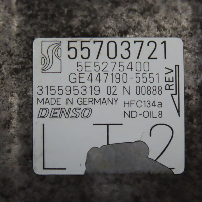 Compresseur air conditionne occasion OPEL CORSA IV Phase 2 01-2011->03-2015 1.3 CDTI 75ch 95516233 5