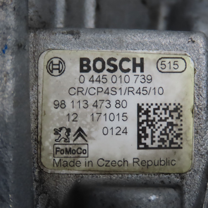 Pompe hp occasion PEUGEOT 208 Phase 2 04-2015->... 1.6 BLUE HDI 100ch 9811347380 7