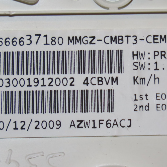 Compteur occasion PEUGEOT 206 + Phase 1 03-2009->05-2013 1.4i 75ch 6103HG 4