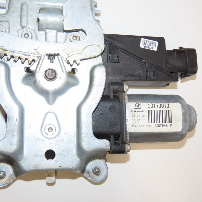 Mecanisme+moteur leve-glace avg occasion OPEL CORSA III Phase 2 08-2003->09-2006 1.2 TWINPORT 80ch 93186824 4
