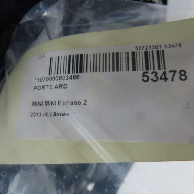 Porte arrière droite occasion MINI MINI II phase 2 08-2010->... 41009805930 5