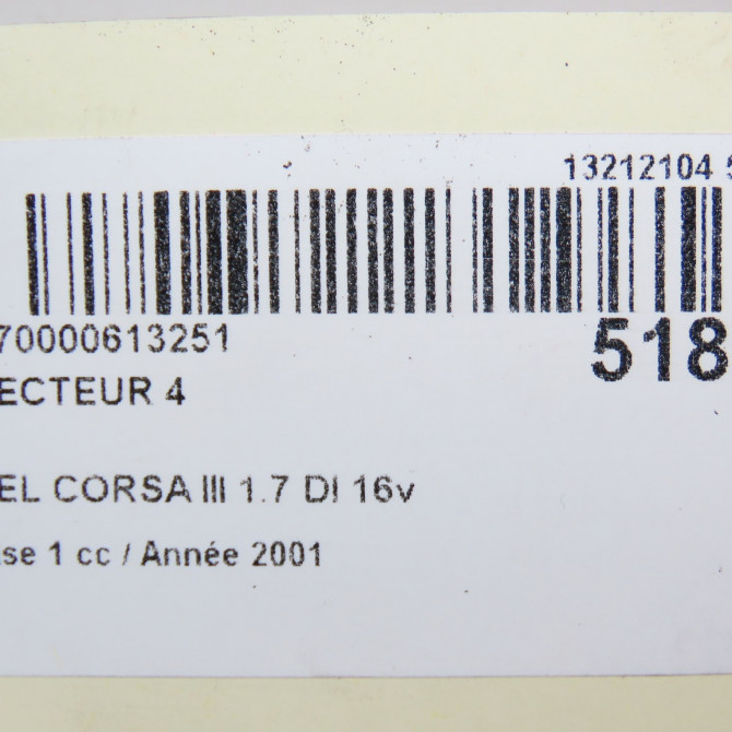 occasion OPEL CORSA III Phase 1 10-2000->08-2003 1.7 DI 16v 98437712 5