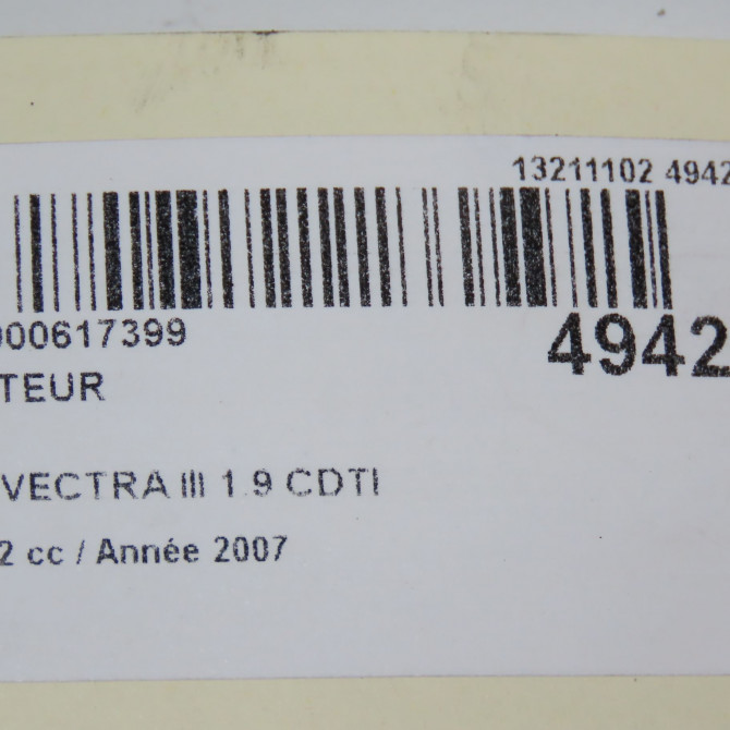 Injecteur occasion OPEL VECTRA III Phase 2 10-2005->06-2007 1.9 CDTI 120ch 95517503 5