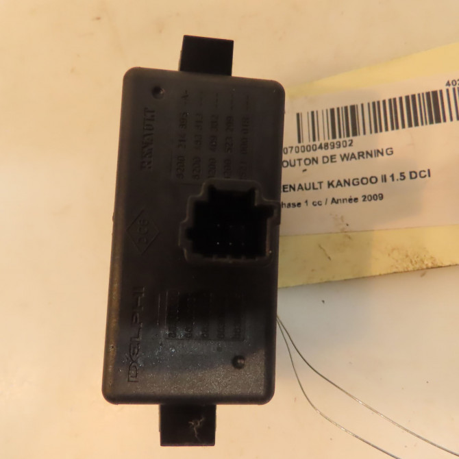 Bouton de warning occasion RENAULT KANGOO II Phase 1 01-2008->03-2013 1.5 DCI 70ch 252105246R 2