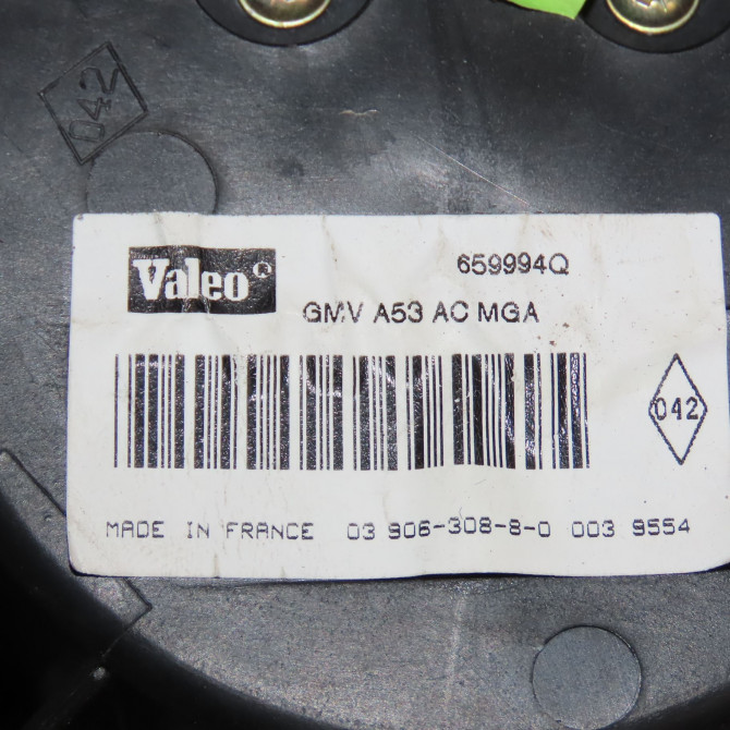 Ventilateur de chauffage occasion RENAULT MEGANE SCENIC I Phase 1 09-1996->08-1999 1.6 7701206250 4