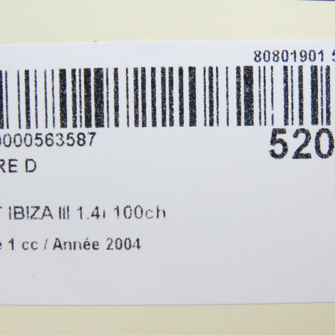 Phare droit occasion SEAT IBIZA III Phase 1 03-2002->03-2006 1.4i 100ch 6L1941752B 5