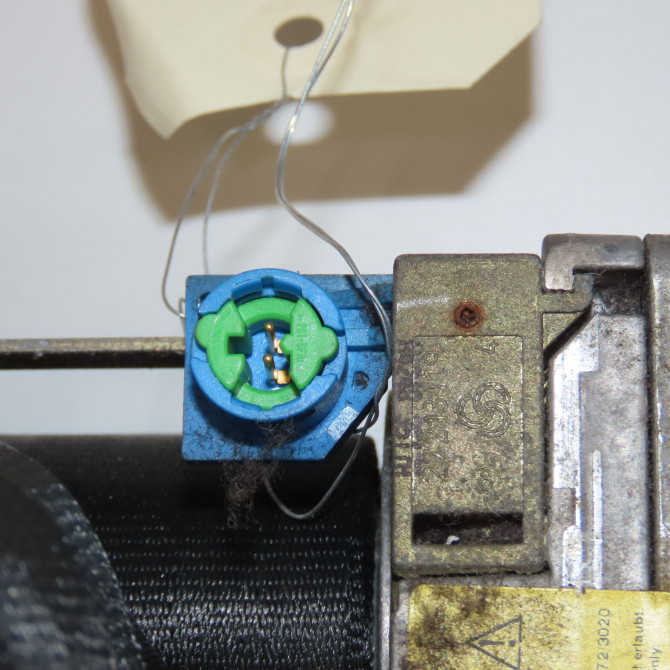 Ceinture avant gauche occasion VOLKSWAGEN GOLF IV GOLF IV Phase 1 1998-01-01->2005-06-30 1.9 TDI 110ch 1J4857705AAHCP 4