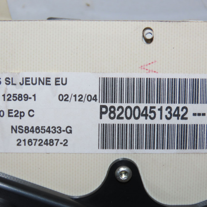 Compteur occasion RENAULT CLIO II Phase 2 06-2001->07-2006 1.2 16v 8200451342 5